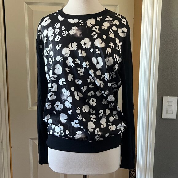 TED BAKER Chalia Printed Sweater Size 4 (US 8/10) - Picture 1 of 5